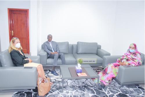 رئيس المجلس الدستوري يستقبل السفيرة الألمانية