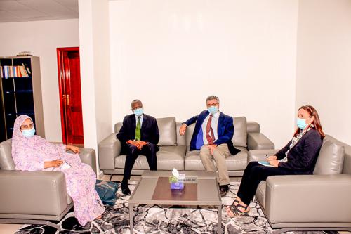 رئيس المجلس الدستوري يستقبل السفير، رئيس بعثة الاتحاد الأوربي